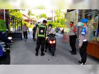Personel dan Pengunjung di Polres Bojonegoro Diwajibkan Pakai Masker