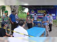 Wakil Bupati Blora Bersama DPRD Kunjungi Pos Pantau di Perbatasan Blora-Ngawi