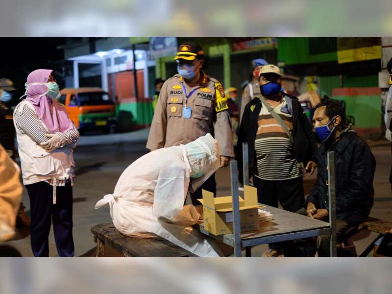 Hasil Swab Sementara Pedagang Pasar Kota Bojonegoro, 2 Orang Terkonfirmasi Positif Covid-19