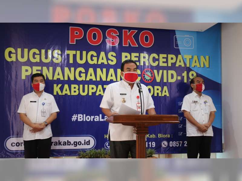 Tambah 7 Orang, Jumlah Positif Covid-19 di Blora Jadi 21 Orang, Meninggal 3, Sembuh 1