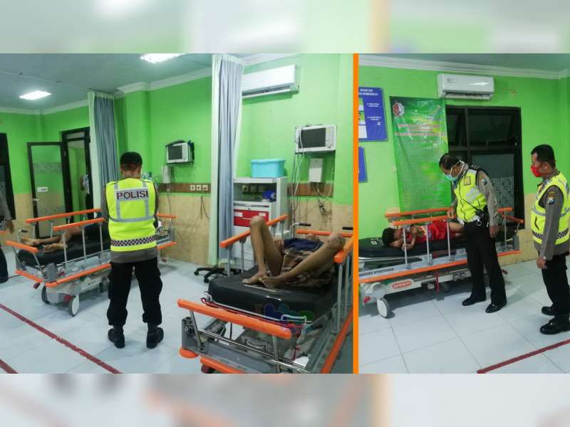 Tabrakan Motor di Depan SPBU Balen Bojonegoro, 1 Orang Luka Berat, 2 Lainnya Luka Ringan
