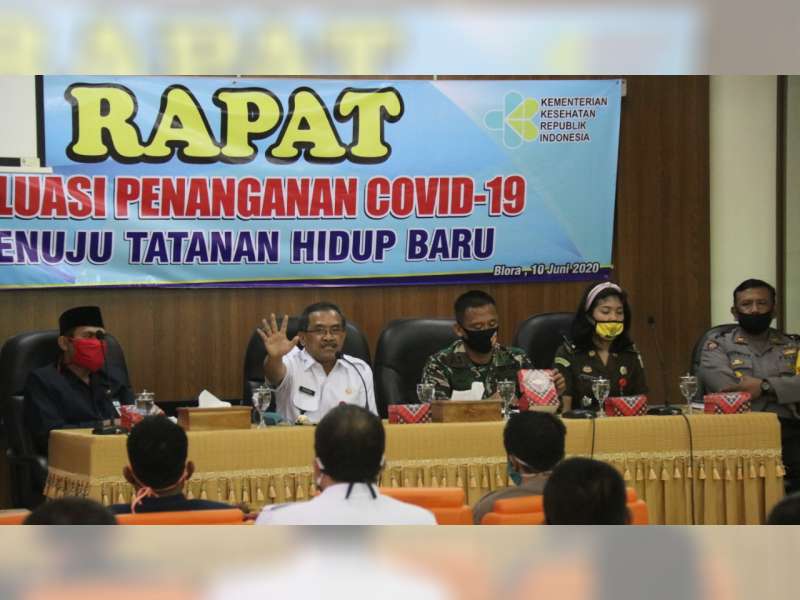 Jelang New Normal, Pemkab Blora Gelar Rapat Evaluasi Penanganan Covid-19