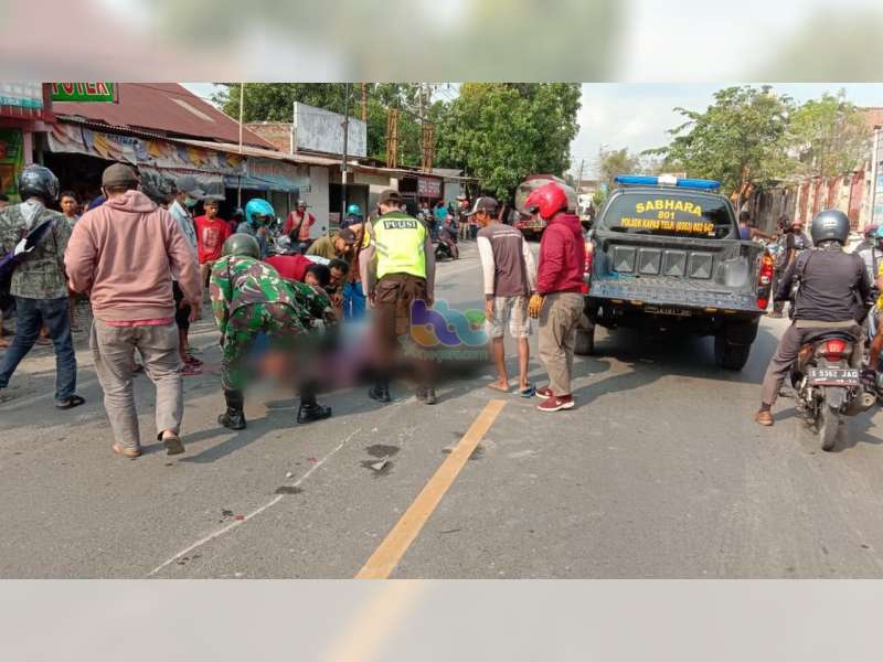 Ditubruk Truk dari Belakang, 2 Orang Pemotor di Kapas Bojonegoro, Meninggal di TKP