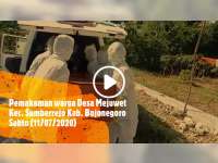Video Prosesi Pemakaman Positif Corona Asal Kecamatan Sumberrejo Bojonegoro