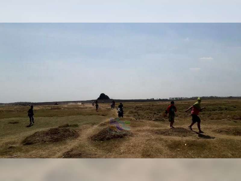 Semburan Air Bercampur Lumpur dan Gas, Terjadi di Oro-Oro Kesongo, Kecamatan Jati, Blora