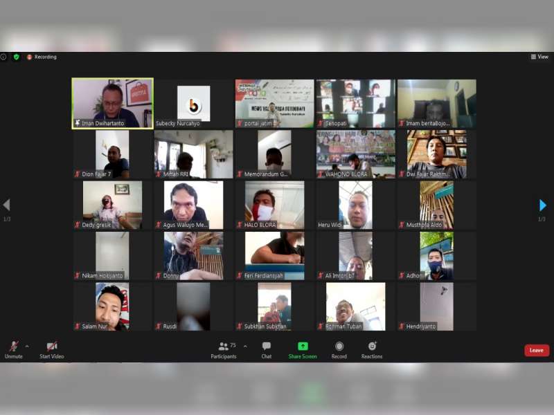 SKK Migas Jabanusa Gelar Webinar Peningkatan Kompetensi Wartawan