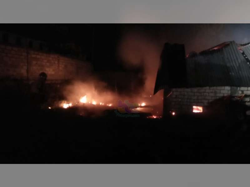 Kebakaran Gudang Pengeringan Tembakau Kembali Terjadi di Sugihwaras Bojonegoro