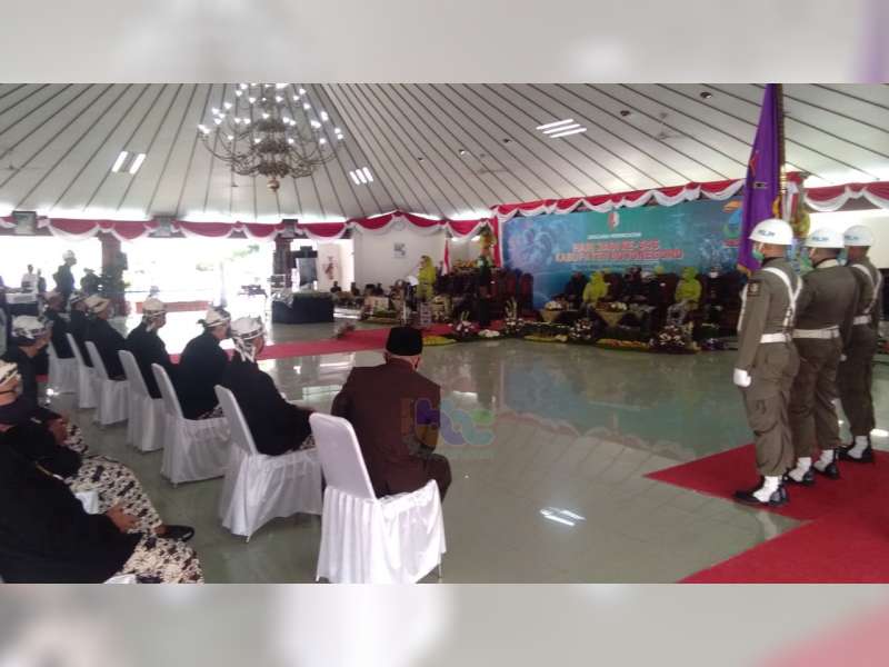 Upacara Peringatan HJB ke-343 Digelar di Pendapa Malowopati Pemkab Bojonegoro