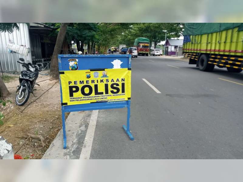 Selama Operasi Zebra Semeru 2020 di Bojonegoro, Pelanggaran Lalu-Lintas Menurun Drastis