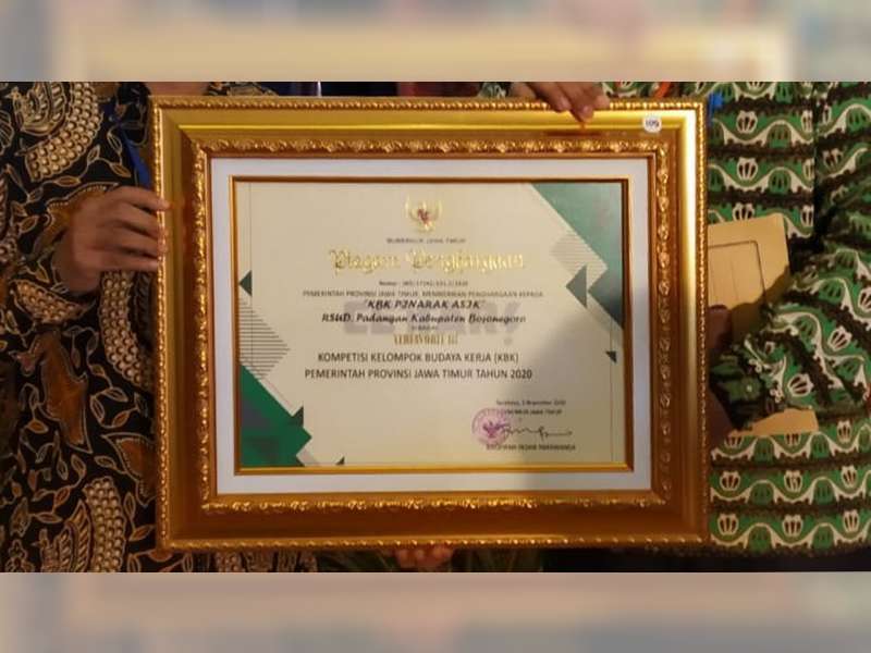 RSUD Padangan Bojonegoro, Raih Juara Favorit ke-3 Kompetisi KBK Provinsi Jawa Timur