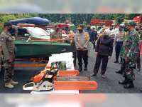 Aparat Gabungan di Bojonegoro Gelar Apel Kesiapsiagaan Penanggulangan Bencana