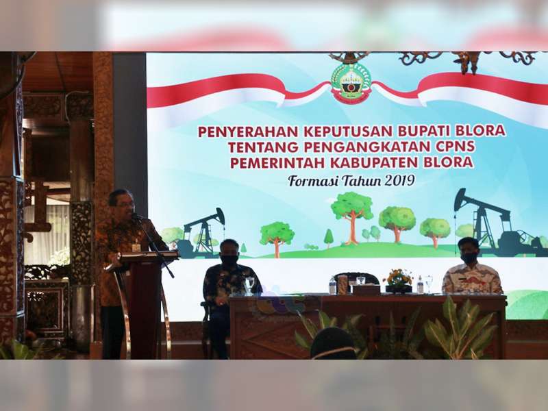 550 CPNS Formasi Tahun 2019 Kabupaten Blora Terima SK Pengangkatan