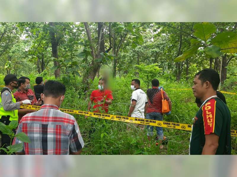 Mayat Laki-Laki Tanpa Identitas Ditemukan di Hutan Ngraho, Bojonegoro, Diduga Korban Bunuh Diri