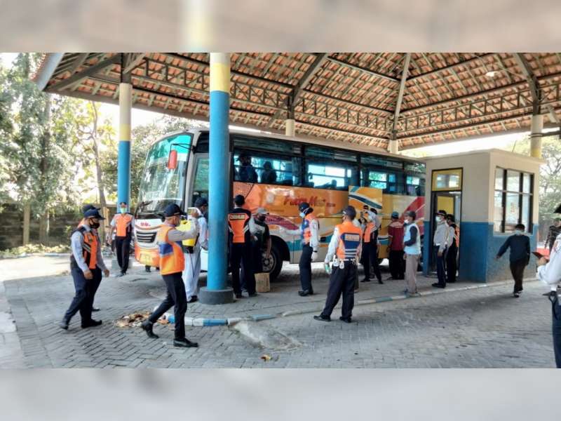 Jelang Ramadan, Dishub Bojonegoro Gelar Razia Protokol Kesehatan COVID-19 di Terminal