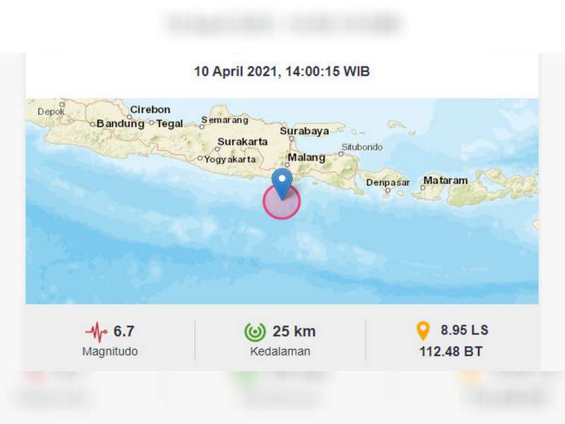 Guncangan Gempa di Malang Dirasakan Warga Bojonegoro