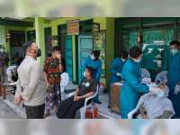 Kapolres Bojonegoro Pantau Pelaksanaan Swab&nbsp;di Pos Perbatasan Jatim-Jateng