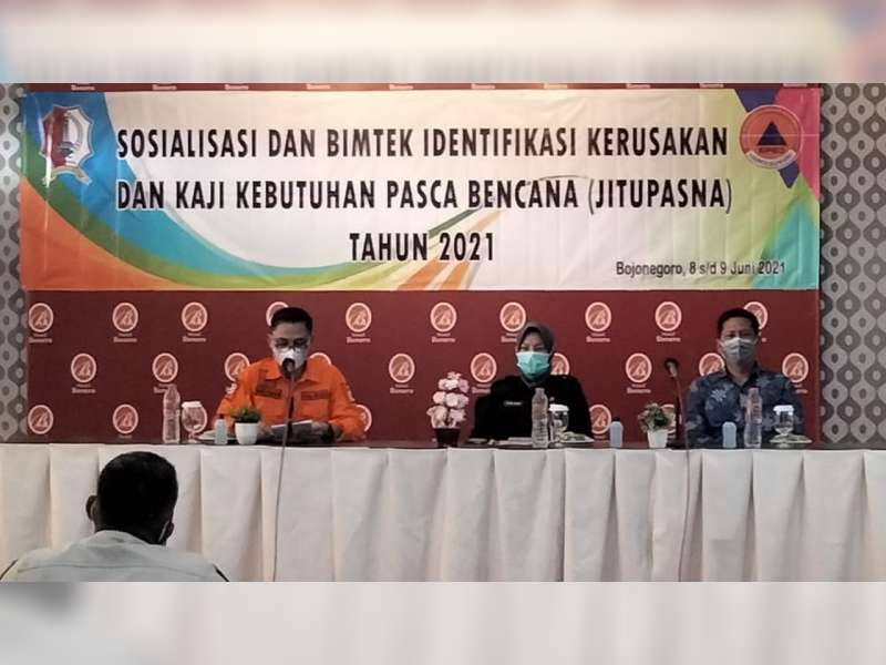Pemkab Bojonegoro Gelar Bimtek Identifikasi Kerusakan dan Kaji Kebutuhan Pasca-Bencana