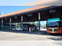 PPKM Darurat COVID-19, Penumpang di Terminal Rajekwesi Bojonegoro Sepi