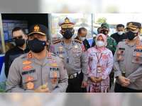 Kunjungi Blora, Kapolda Jateng Tinjau PPKM Darurat di Perbatasan Jateng-Jatim