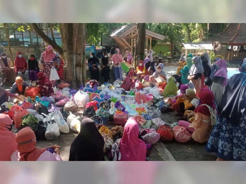 Tradisi Manganan di Pemandian Bektiharjo, Tuban, Tetap Digelar Tanpa Ada Hiburan Tayub