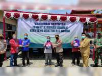 Kapolda Jateng Pantau Vaksinasi Corona di Kelenteng Hok Tik Bio Blora