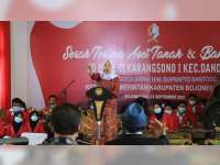 Pemkab Bojonegoro Terima Asset Tanah dan Bangunan dari Keluarga HM Suprapto Santoso