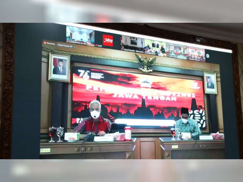 Gubernur Jateng Ganjar Pranowo Minta Blora Waspadai Klaster Uji Coba Pembelajaran Tatap Muka