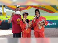 Dua Atlet Panjat Tebing Putri Blora Raih Medali Emas PON XX Papua