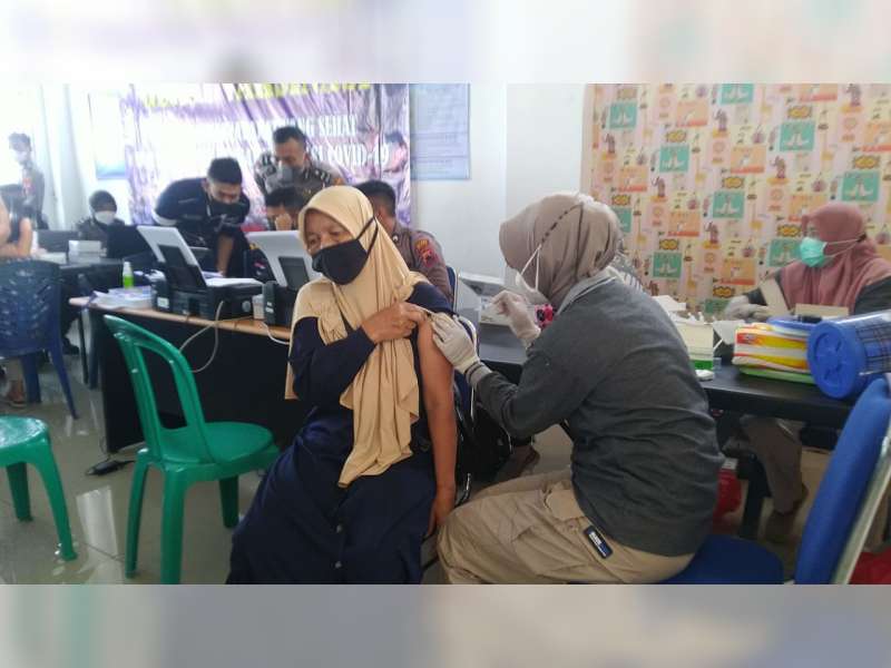 Kejar Herd Immunity, Polres Blora Percepat Vaksinasi