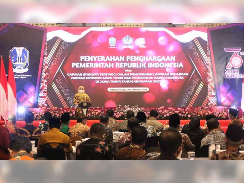 Pemkab Bojonegoro Kembali Raih Penghargaan Predikat Opini WTP atas LKPD Tahun 2020