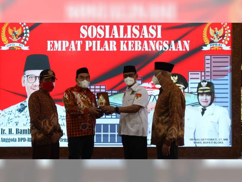 Bupati Blora Buka Sosialisasi Empat Pilar Kebangsaan dari DPD/MPR RI
