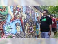 Perkenalkan Potensi Desa, Pemdes Bradag, Blora, Gelar Lomba Mural Nasional