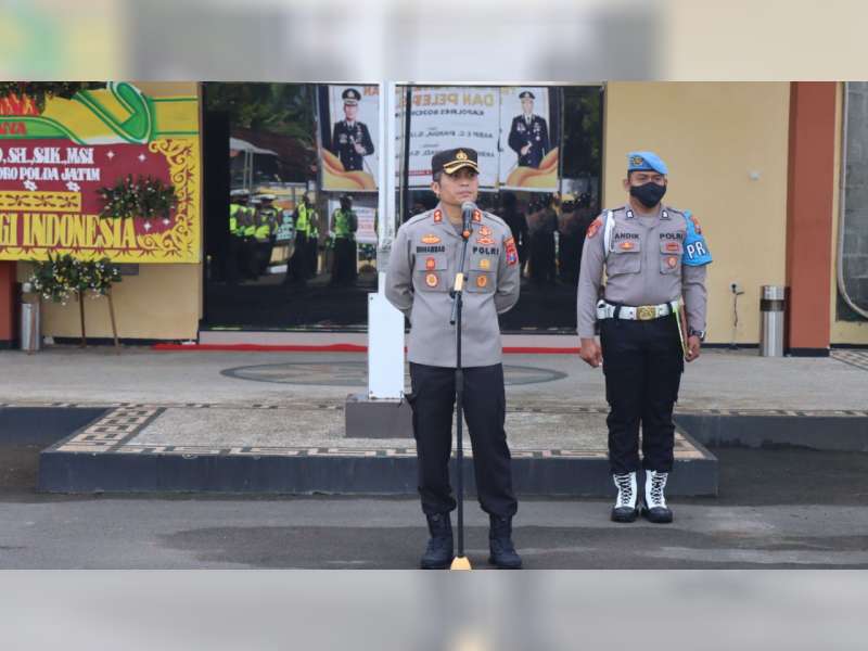 Pimpin Apel Perdana, Ini Arahan Kapolres Bojonegoro AKBP Muhammad