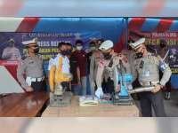 Selama Januari 2022, Sat Lantas Polres Blora Tindak 497 Pelanggaran Knalpot Brong