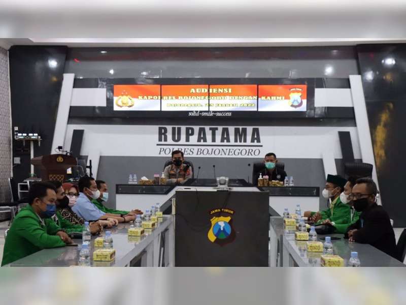 Kapolres Bojonegoro Ajak KAHMI Wujudkan Kamtibmas dan Dukung Percepatan Vaksinasi