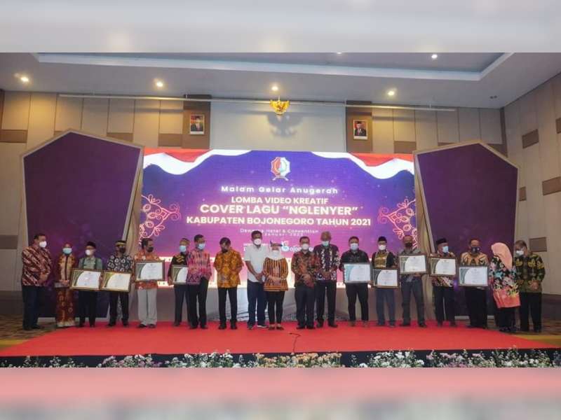 Pemkab Bojonegoro Gelar Malam Anugerah Lomba Video 'Cover Lagu Nglenyer'