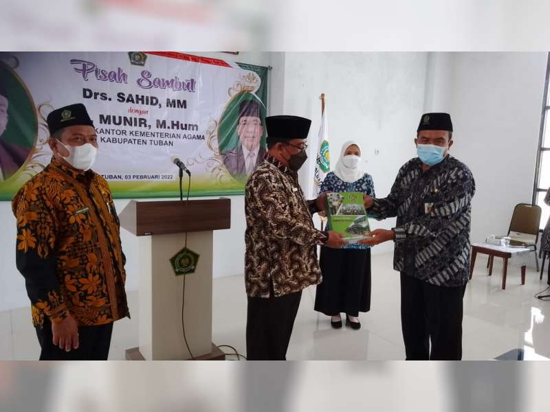 Pisah Sambut, Ini Janji Kepala Kemenag Tuban yang Baru