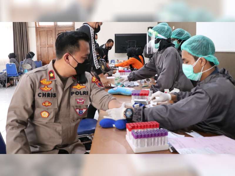 Polres Blora Gelar Pemeriksaan Kesehatan Berkala pada Anggota