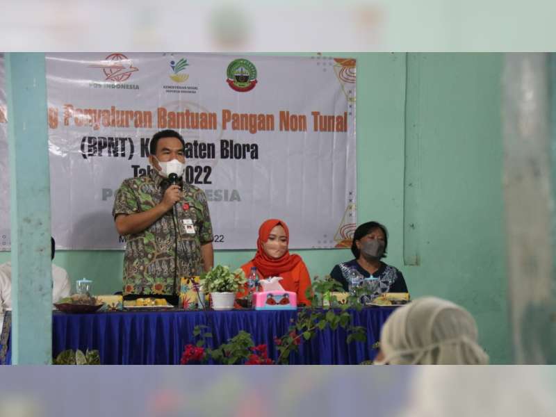BPNT Mulai Disalurkan, Bupati Blora: Gunakan untuk Pemenuhan Kebutuhan Pangan