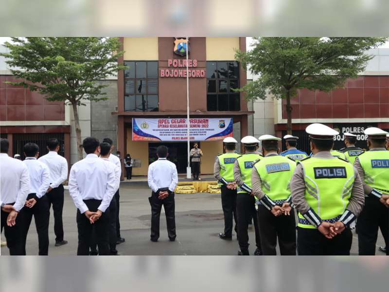 Mulai Hari Ini, Polisi Bojonegoro Gelar Operasi Keselamatan 2022, Berikut ini 8 Sasarannya