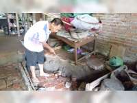 Tergerus Air Sungai Lusi, 5 Rumah Warga Buluroto, Blora Terancam Roboh