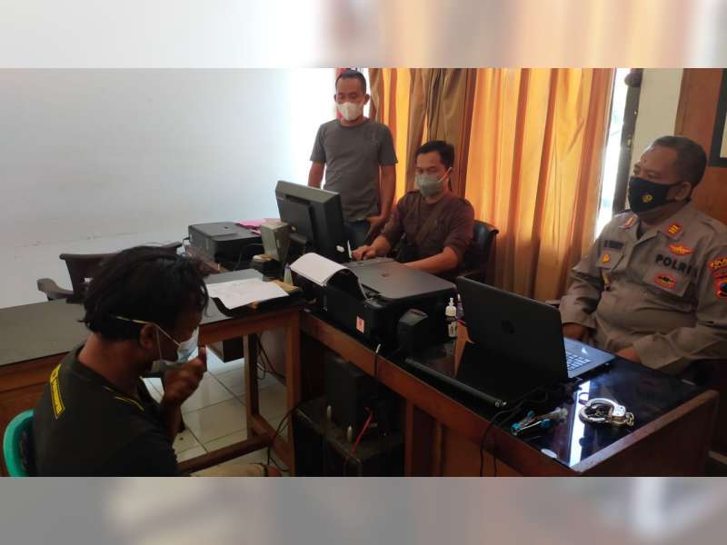 Polsek Randublatung, Blora Amankan Seorang Pria Pelaku Curanmor