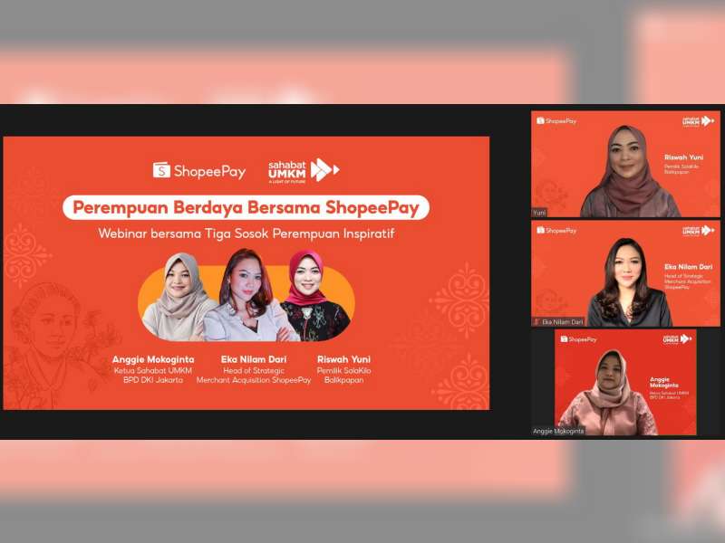 Nyalakan Semangat Kartini, ShopeePay dan Komunitas Sahabat UMKM Ajak Perempuan Ciptakan dan Kembangkan Usaha Impian dengan Teknologi
