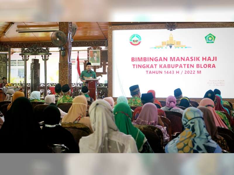 288 Calon Jemaah Haji Blora Ikuti Bimbingan Manasik