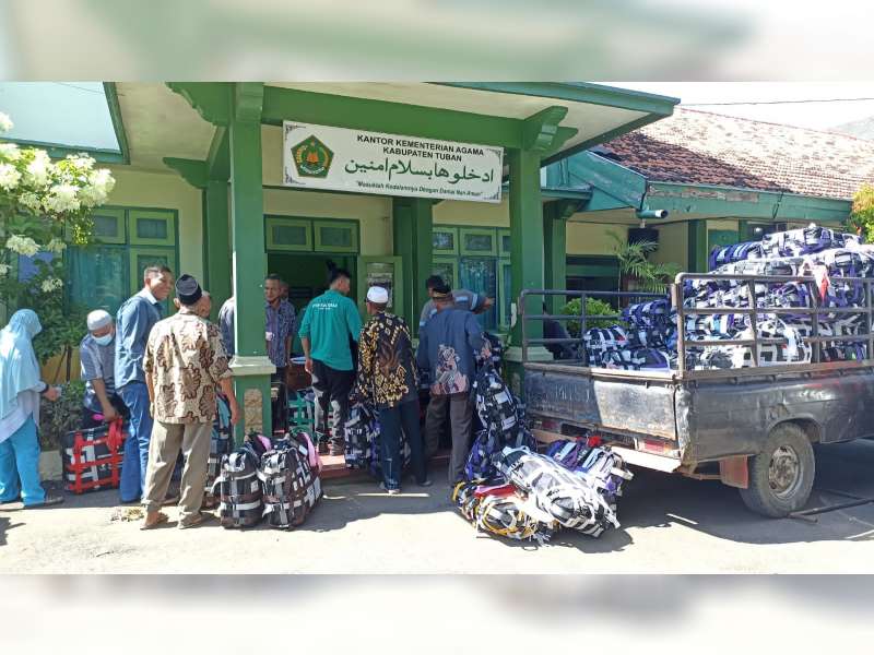 Jelang Pemberangkatan, 593 Koper Milik Jemaah Calon Haji asal Tuban Telah Dikumpulkan