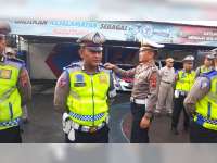 Jelang Operasi Patuh 2022, Sat Lantas Polres Blora Periksa Kelengkapan Anggota