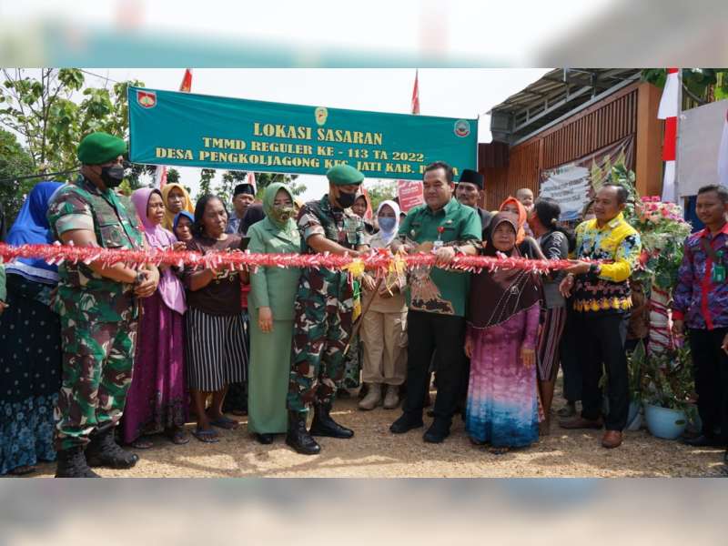 Warga Sambut Gembira Peresmian Jalan Bulurejo-Alasmalang oleh Danrem dan Bupati Blora
