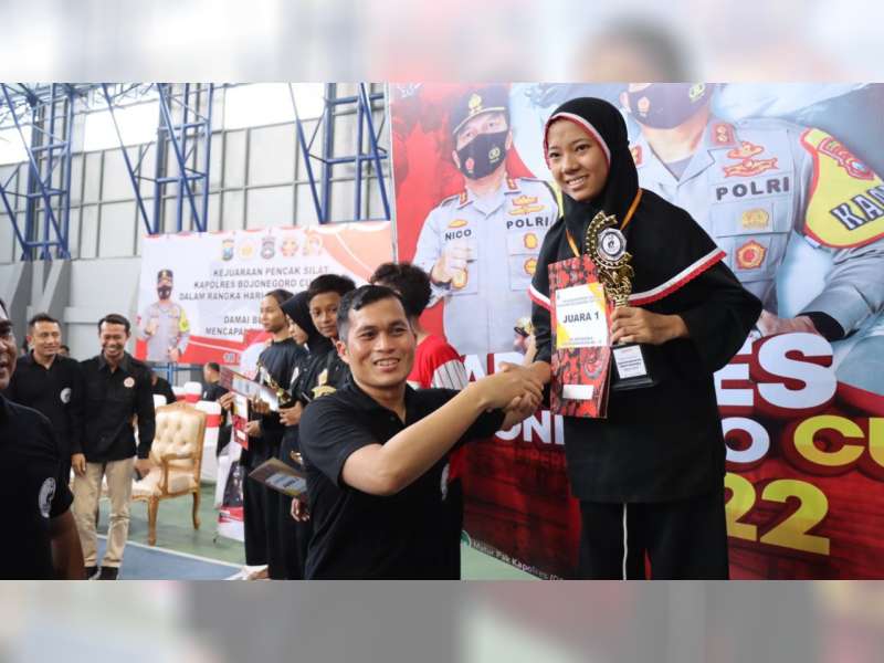 Berikut Ini Juara Kejuaraan Pencak Silat Kapolres Bojonegoro Cup 2022