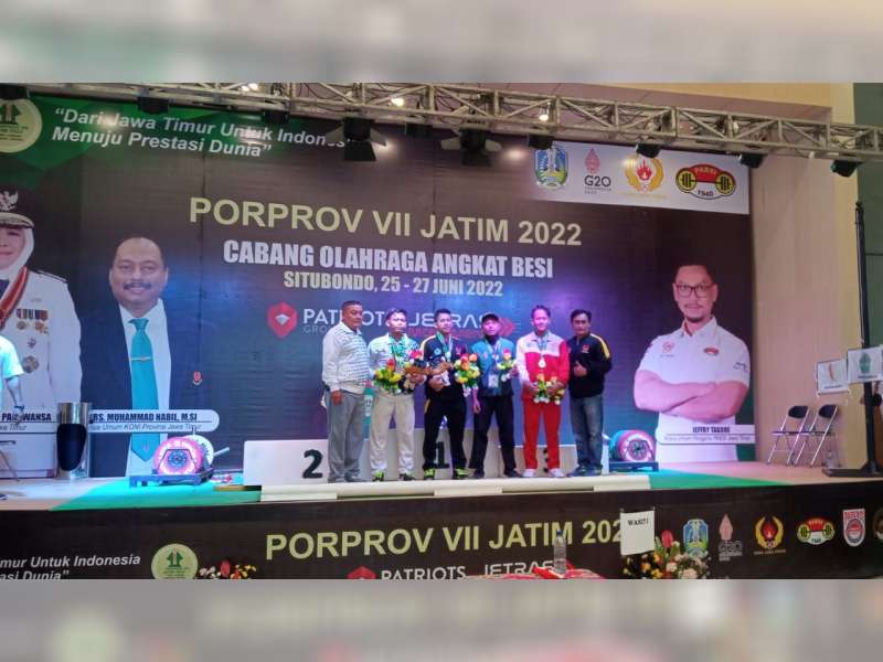 Porprov Jatim 2022, Atlet Angkat Besi Bojonegoro Sumbang 7 Emas, 5 Perak, dan 7 Perunggu