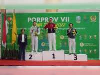 Di Luar Dugaan, Atlet Taekwondo Bojonegoro Raih Satu Medali Perak di Porprov Jatim 2022